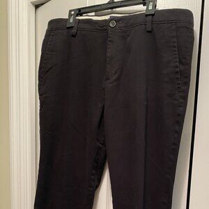 Men's Dockers Black Slacks 34W 32L Slim Fit